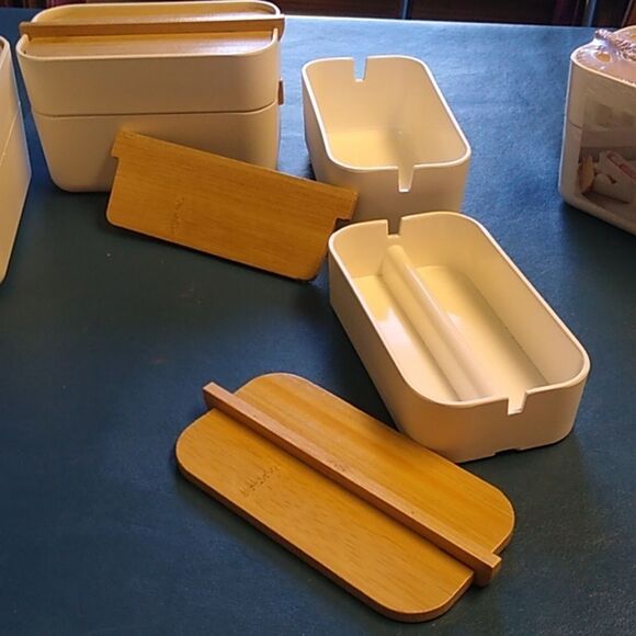 Moda Stowe Multifunctional Storage Bamboo lids and dividers Cottagecore - Picture 5 of 10